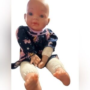 Baby Doll 15” Germany kissing bats soft baby doll no original box not original c